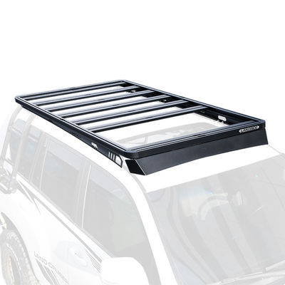 पाउडर लेपित एल्यूमीनियम छत रैक के लिए LC150 और LC200 4x4 कारों माउंट सामान