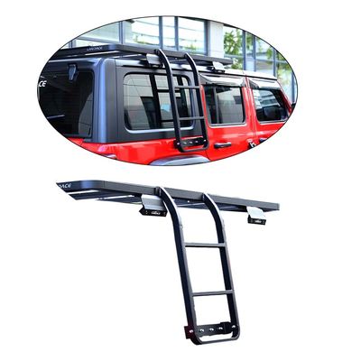बिना ड्रिलिंग इंस्टॉलेशन पिकअप ट्रक Jeep Wrangler JL JK के लिए टेलगेट सीढ़ी