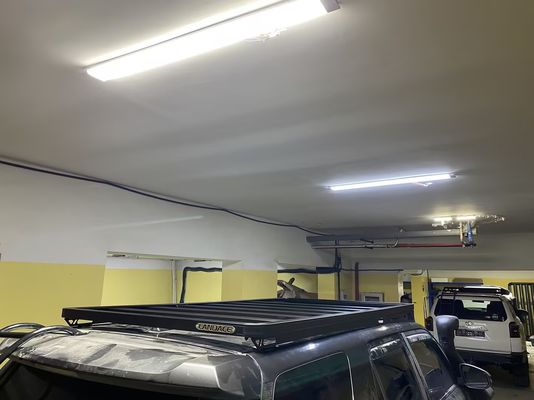 टोयोटा 4Runner LC200 LC150 के लिए हल्के फ्लैट रूफ रैक