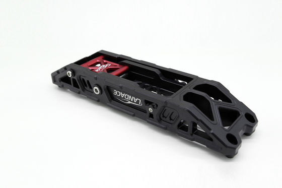 आसान स्थापना काली फोल्डेबल कार डोर स्टेप पेडल के लिए जीप Wrangler 2 टुकड़े काला