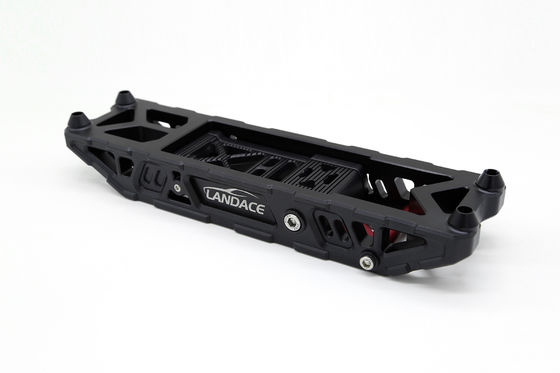 आसान स्थापना काली फोल्डेबल कार डोर स्टेप पेडल के लिए जीप Wrangler 2 टुकड़े काला