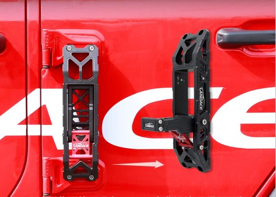 2018-2022 Wrangler सिल्वर ब्लैक फोल्डिंग कार साइड डोर फुट पेडल पेग सपोर्ट साइड स्टेप