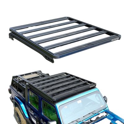जीप रैंगलर जेएल एल्यूमीनियम मिश्र धातु एसयूवी 4x4 कार छत रैक के लिए यूनिवर्सल बास्केट सामान