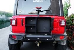 Wrangler JL JK Tank 300 BJ40 के लिए ऑफ-रोड टेलगेट स्टोरेज बॉक्स स्थापित करने के लिए आसान डिजाइन