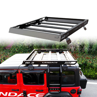 18-23 Wrangler Rubicon Jeep एल्यूमीनियम मिश्र धातु सामग्री के लिए ऑफ-रोड छत सामान वाहक