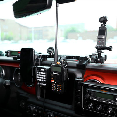 एल्यूमीनियम मिश्र धातु केंद्र कंसोल ब्रैकेट मोबाइल फोन धारक के लिए Jeep Wrangler JL स्टर्डी