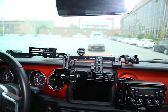 एल्यूमीनियम मिश्र धातु केंद्र कंसोल ब्रैकेट मोबाइल फोन धारक के लिए Jeep Wrangler JL स्टर्डी