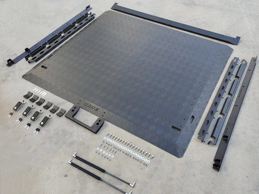 फोर्ड रेंजर पिकअप हार्ड टाइप एल्यूमीनियम मिश्र धातु सामग्री के साथ retractable Tonneau कवर