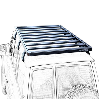 टोयोटा Y60 4th Gen 4Runner के लिए पाउडर लेपित एल्यूमीनियम छत रैक टी/टी भुगतान स्वीकार