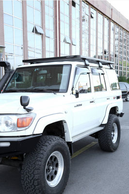 एलसी150 4x4 वाहनों के लिए एल्यूमीनियम छत रैक सार्वभौमिक फिट और मजबूत निर्माण