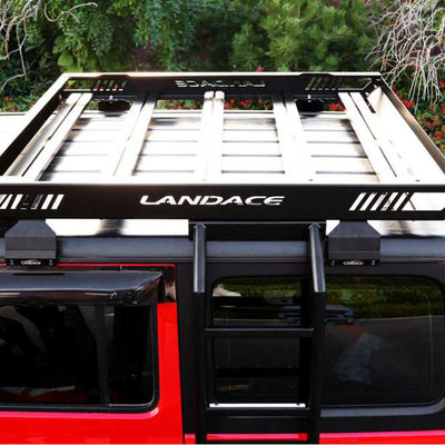 LANDACE कस्टम यूनिवर्सल कार छत रैक कार्गो टोकरी के लिए जीप Wrangler पिकअप वाहक