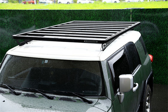 टोयोटा एफजे क्रूजर 4x4 सामान यूनिवर्सल एल्यूमीनियम मिश्र धातु कार छत रैक के साथ बड़ा पदोन्नति