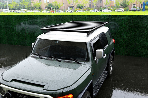 टोयोटा एफजे क्रूजर 4x4 सामान यूनिवर्सल एल्यूमीनियम मिश्र धातु कार छत रैक के साथ बड़ा पदोन्नति
