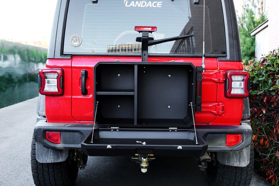 Wrangler JL/JK टैंक 300 के लिए पीछे के साइड डोर बॉक्स को आसानी से स्थापित करें 13.4 किलो शुद्ध वजन