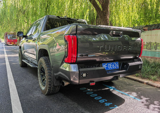 2007-2016 TUNDRA पिकअप K5 रियर बम्पर जेरीकन होल्डर और टायर वाहक के साथ