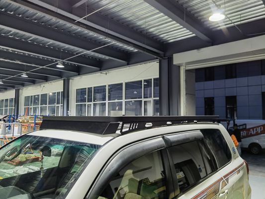 टोयोटा LC200 कार मॉडल हाई- 4X4 एल्यूमीनियम सौर कार छत रैक रीढ़ की हड्डी माउंट के साथ