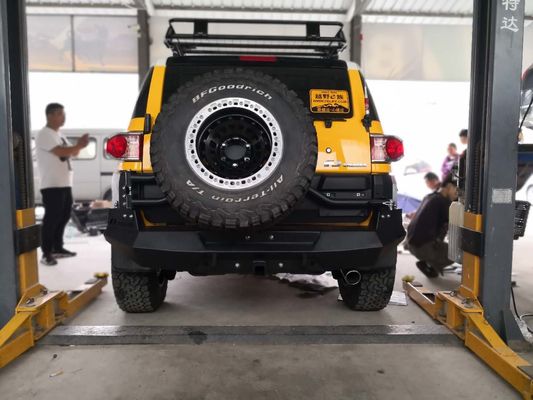 OEM टोयोटा एफजे क्रूजर विंच बुल बार फ्रंट बम्पर रियर बम्पर टायर कैरियर के साथ जेरीकेन धारक