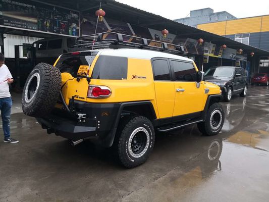 OEM टोयोटा एफजे क्रूजर विंच बुल बार फ्रंट बम्पर रियर बम्पर टायर कैरियर के साथ जेरीकेन धारक