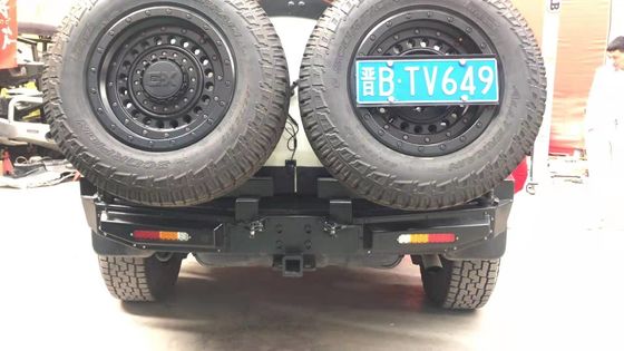 OEM टोयोटा एफजे क्रूजर विंच बुल बार फ्रंट बम्पर रियर बम्पर टायर कैरियर के साथ जेरीकेन धारक