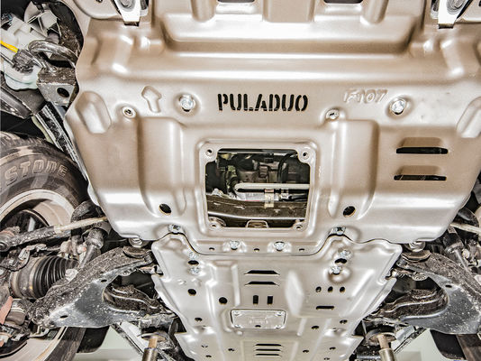 टोयोटा प्राडो LC150 OEM के लिए फिट 3 डी स्किड प्लेट ईंधन टैंक के लिए अंडरबॉडी सुरक्षा कवच