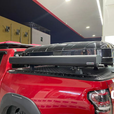शिविर के लिए काले रंग का ऑफ रोड माउंटेड शॉवर टैंक और काले रंग का 4x4 रोड शॉवर