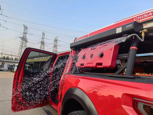 कैंपिंग के लिए उच्च 4WD ब्लैक पाउडर कोटिंग एल्यूमीनियम रोड शॉवर OEM सेवा स्वीकार्य