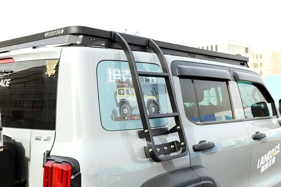 18-23 Wrangler रूबिकॉन जीप फिटिंग टैंक के लिए प्रत्यक्ष एल्यूमीनियम छत रैक सीढ़ी 300