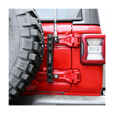 JEEP Wrangler कार फिटिंग एल्यूमीनियम मिश्र धातु एंटीना ध्वज पोल स्थापित करने और हटाने के लिए आसान