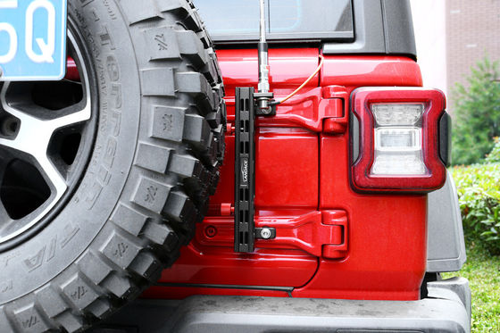 JEEP Wrangler कार फिटिंग एल्यूमीनियम मिश्र धातु एंटीना ध्वज पोल स्थापित करने और हटाने के लिए आसान