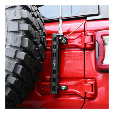JEEP Wrangler कार फिटिंग एल्यूमीनियम मिश्र धातु एंटीना ध्वज पोल स्थापित करने और हटाने के लिए आसान