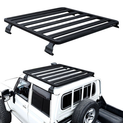 फ्लैट भारी शुल्क 4x4 वाहन बाहरी सामान लैंडक्रूजर के लिए छत रैक 1400X1320 मिमी
