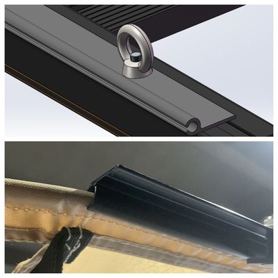 हल्के कैम्पिंग सामान कार अलंकार छत बाहरी तम्बू जलरोधक सूचकांक 3000 मिमी