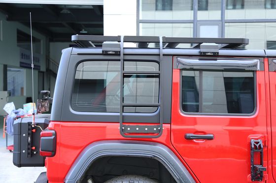 कस्टम फिट 833*400*261 मिमी एल्यूमीनियम कार छत सीढ़ी 18-23 Wrangler रूबिकॉन जीप के लिए