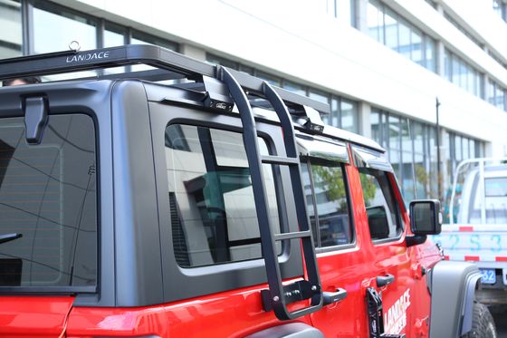 कस्टम फिट 833*400*261 मिमी एल्यूमीनियम कार छत सीढ़ी 18-23 Wrangler रूबिकॉन जीप के लिए