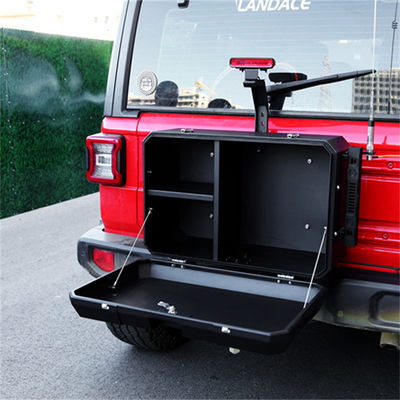 Wrangler JL JK 2010-2023 रियर डोर स्टोरेज बॉक्स के लिए ऑफ रोड संशोधन ऑटो पार्ट्स