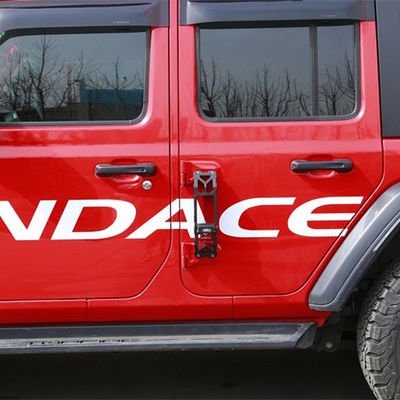 फोल्डेबल कार फुट पेडल For Jeep Wrangler JL JK हार्ड एनोडाइजिंग 4x4 वाहन सहायक उपकरण