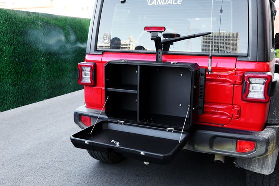 BJ40 2013-2017 Wrangler JL/JK के लिए एल्यूमीनियम 4x4 वाहन बाहरी सामान भंडारण बॉक्स