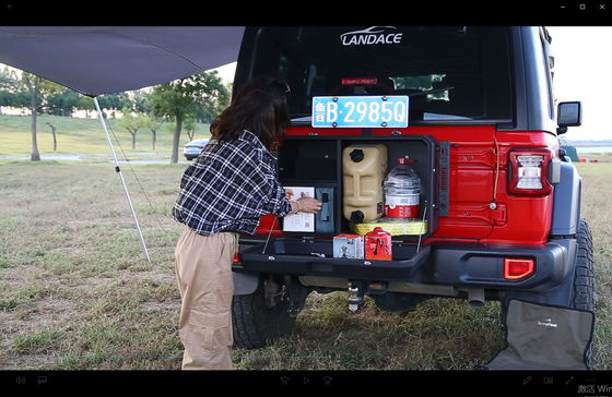 जीप जेएल रियर डोर स्टोरेज बॉक्स के लिए ऑफ-रोड अपग्रेड और Wrangler JK के लिए संशोधन