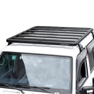4x4 वाहन बाहरी सामान टोयोटा लैंड क्रूजर अनुकूलित लोगो एल्यूमीनियम छत रैक