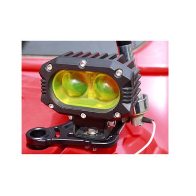 मजबूत समर्थन और थर्मल प्रतिरोधी ब्रैकेट के साथ जीप एक स्तंभ कार्य प्रकाश माउंट जोड़ी