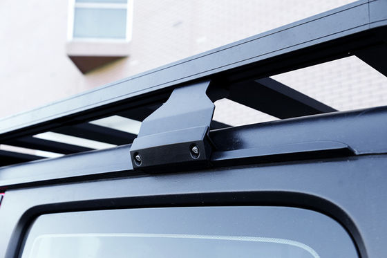 जीप रैंगलर जेके जेएल के लिए समायोज्य छत माउंट फ्लैट रैक 300 किलोग्राम भार क्षमता