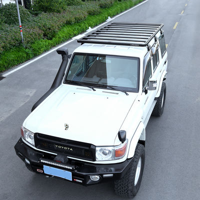 यूनिवर्सल 4X4 स्टील छत ट्रे एसयूवी के लिए कार्गो वाहक जिमनी एफआई क्रूजर एल्यूमीनियम मिश्र धातु