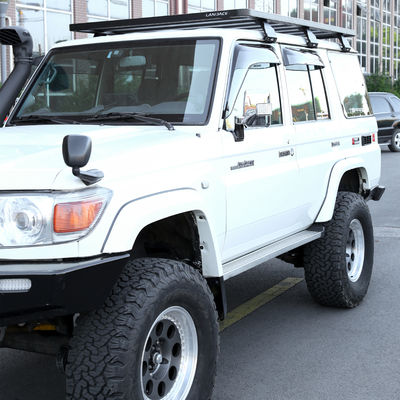 यूनिवर्सल 4X4 स्टील छत ट्रे एसयूवी के लिए कार्गो वाहक जिमनी एफआई क्रूजर एल्यूमीनियम मिश्र धातु