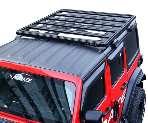तेजी से और आसानी से स्थापना जेप रैंगलर जेएल के लिए काले 4x4 एल्यूमीनियम मिश्र धातु छत रैक